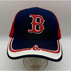 Haina Red Sox‎ Baseball Cap Hat Hook & Loop Back OSFM